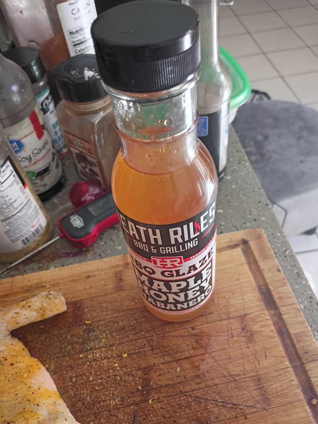 Customer photo review of Maple Honey Habanero BBQ Glaze