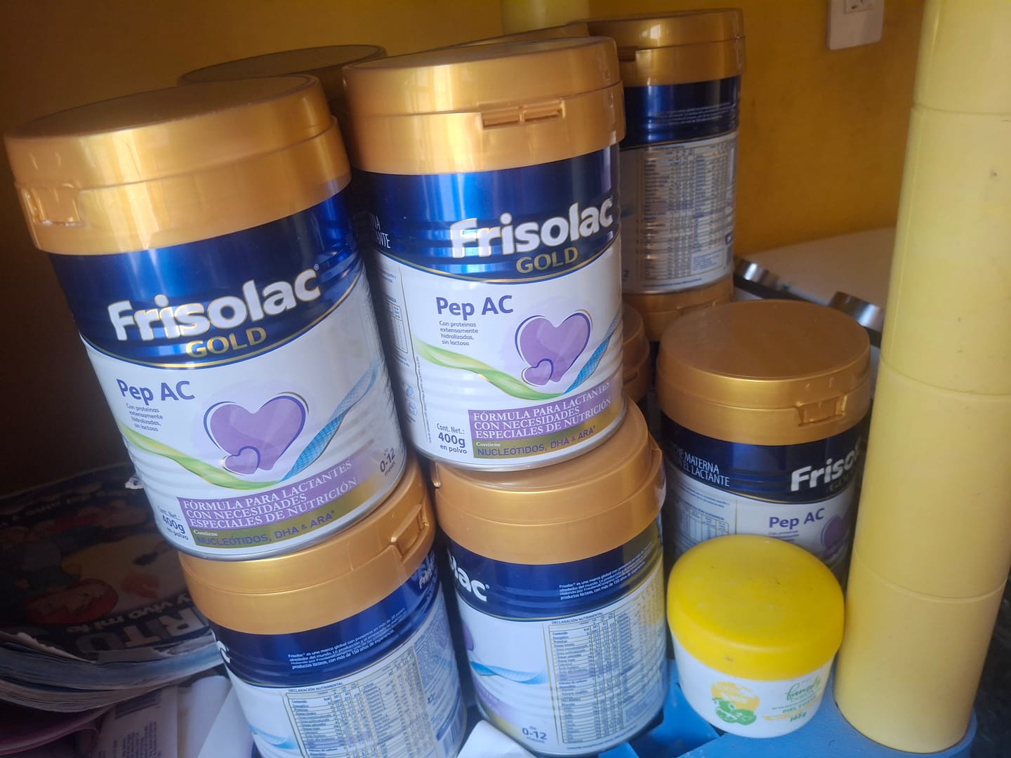 Customer photo review of Frisolac Gold Pep A C (0 A 12 Meses) Pack Con 800 Gr