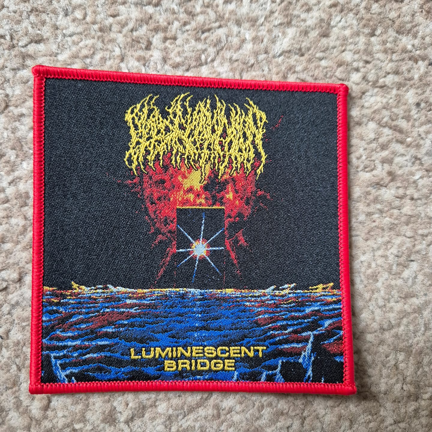 Customer photo review of Blood Incantation - Luminescent Bridge - Square Patch