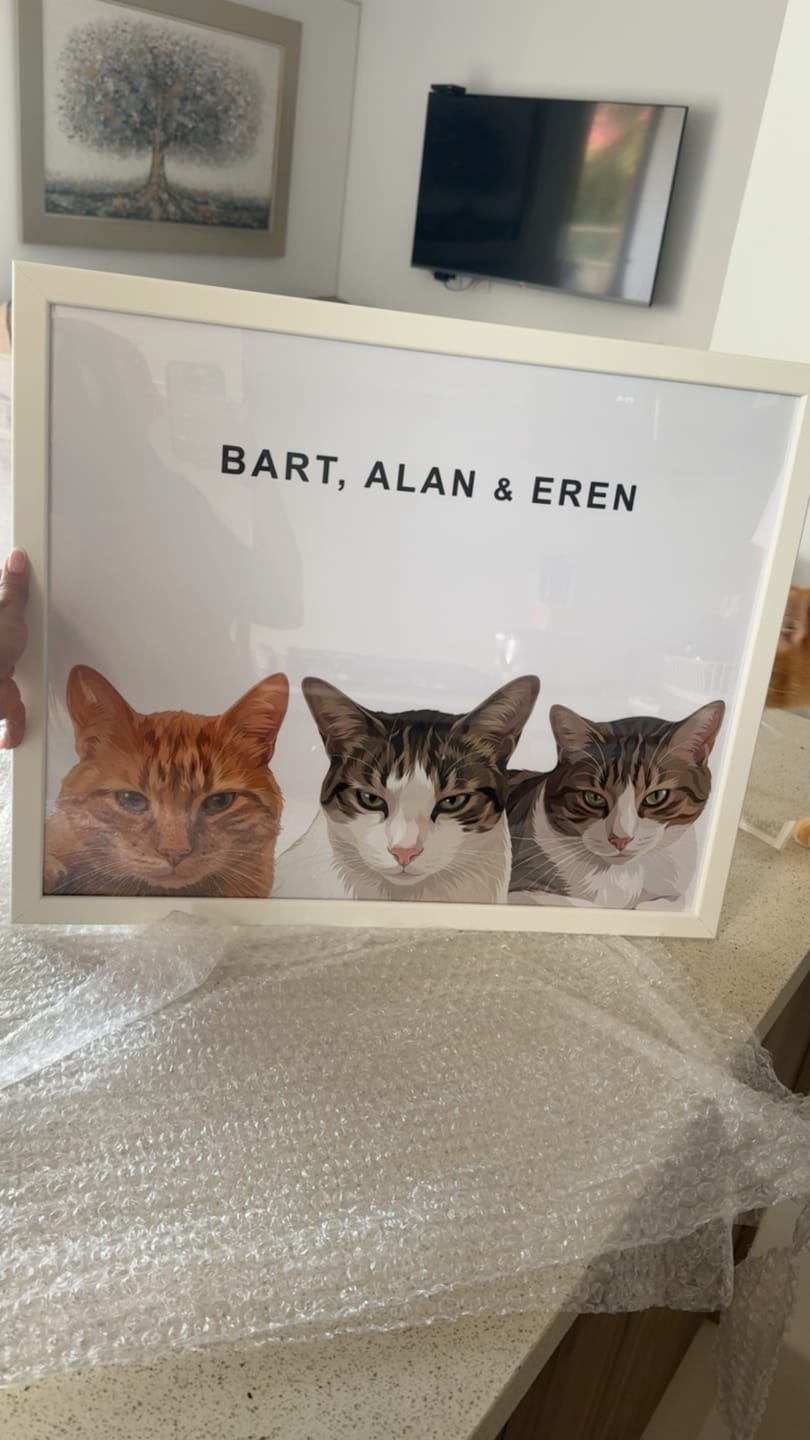 Customer photo review of Retrato Personalizado