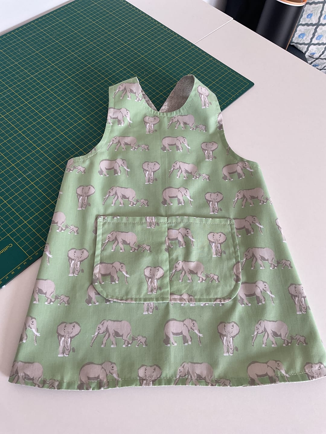 Customer photo review of Elephant Family Polycotton Fabric