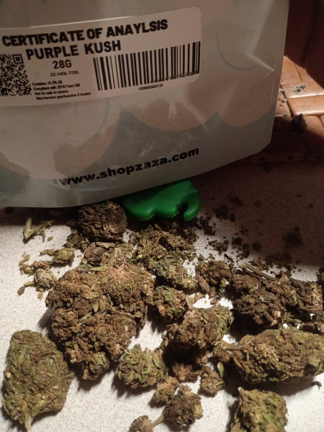 Customer photo review of Purple Kush - 28 Grams - Indica