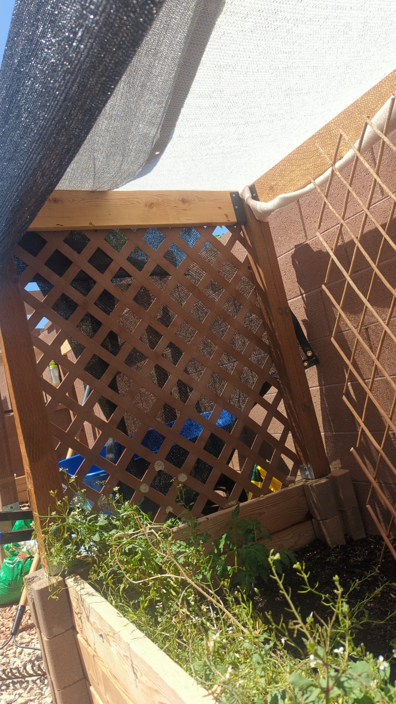 Customer photo review of 50% Shade Cloth