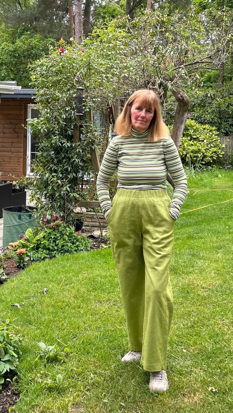 Customer photo review of Washed Linen Blend Fabric