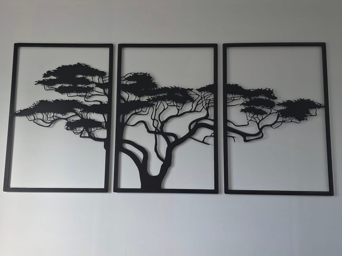 Customer photo review of Décoration murale en métal noir - Arbre de vie Africain