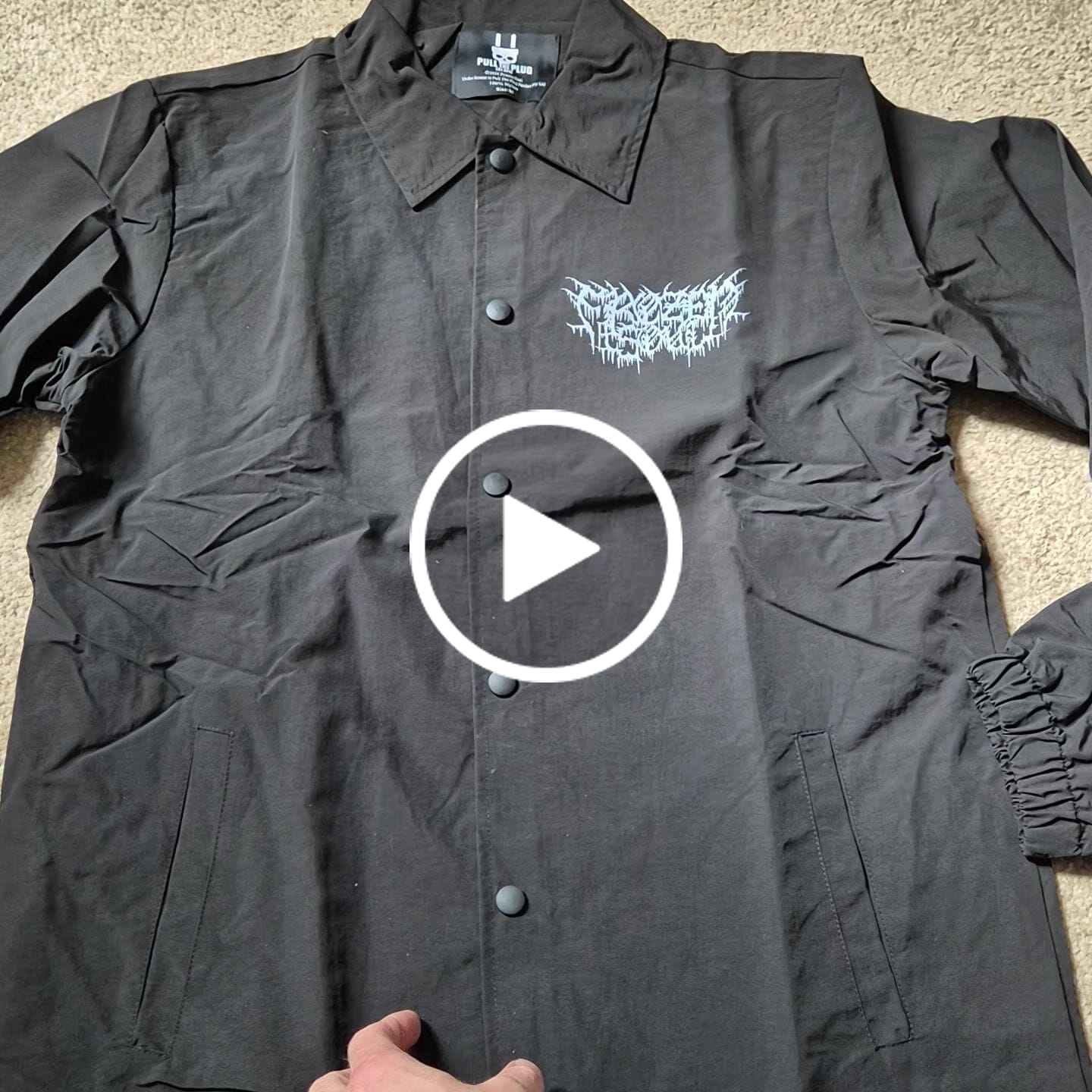 Customer video review of Frozen Soul - Crypt Of Ice - Windbreaker