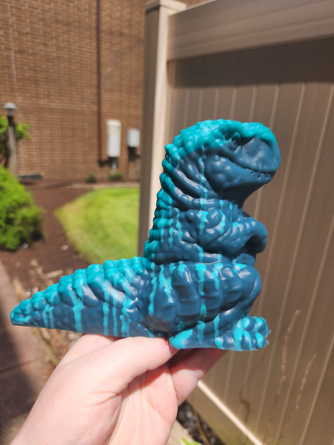 Customer photo review of Jumbo Rexxx Squishy