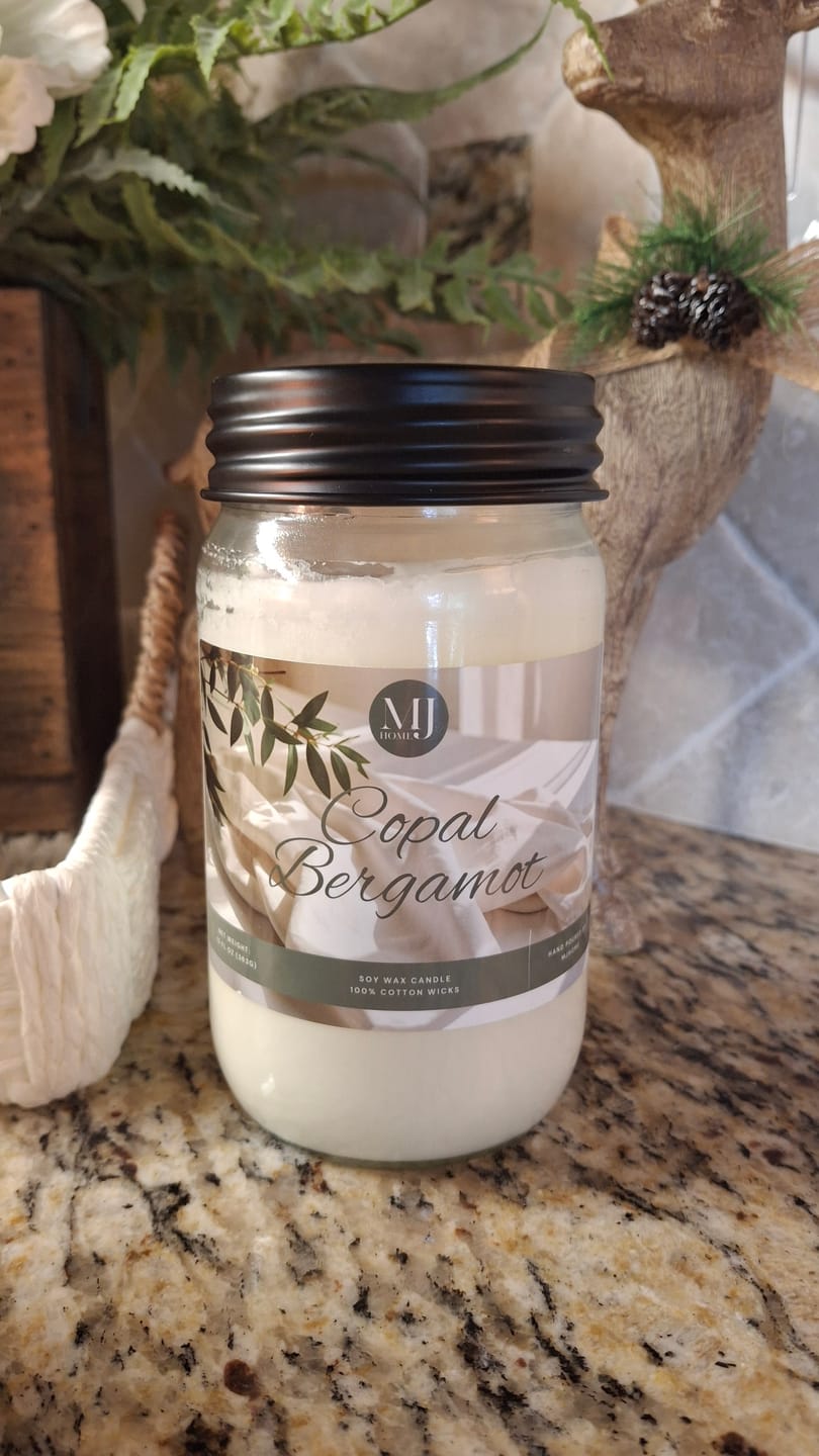 Customer photo review of Classic Mason Jar Soy Candle