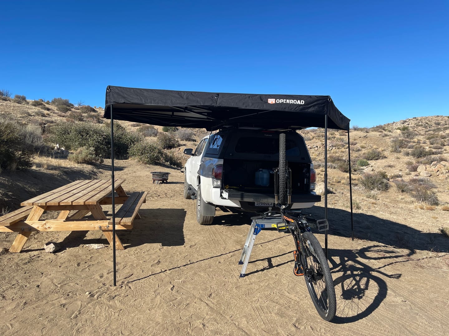 Customer photo review of OPENROAD Awning bracket for Vertical Mounting