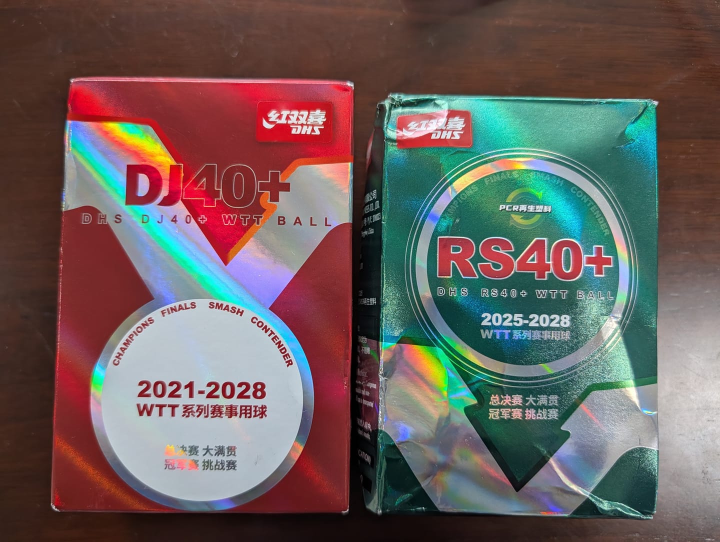 Customer photo review of DHS DJ40+ 3 star WTT 6PK T.T Ball [White] ITTF
