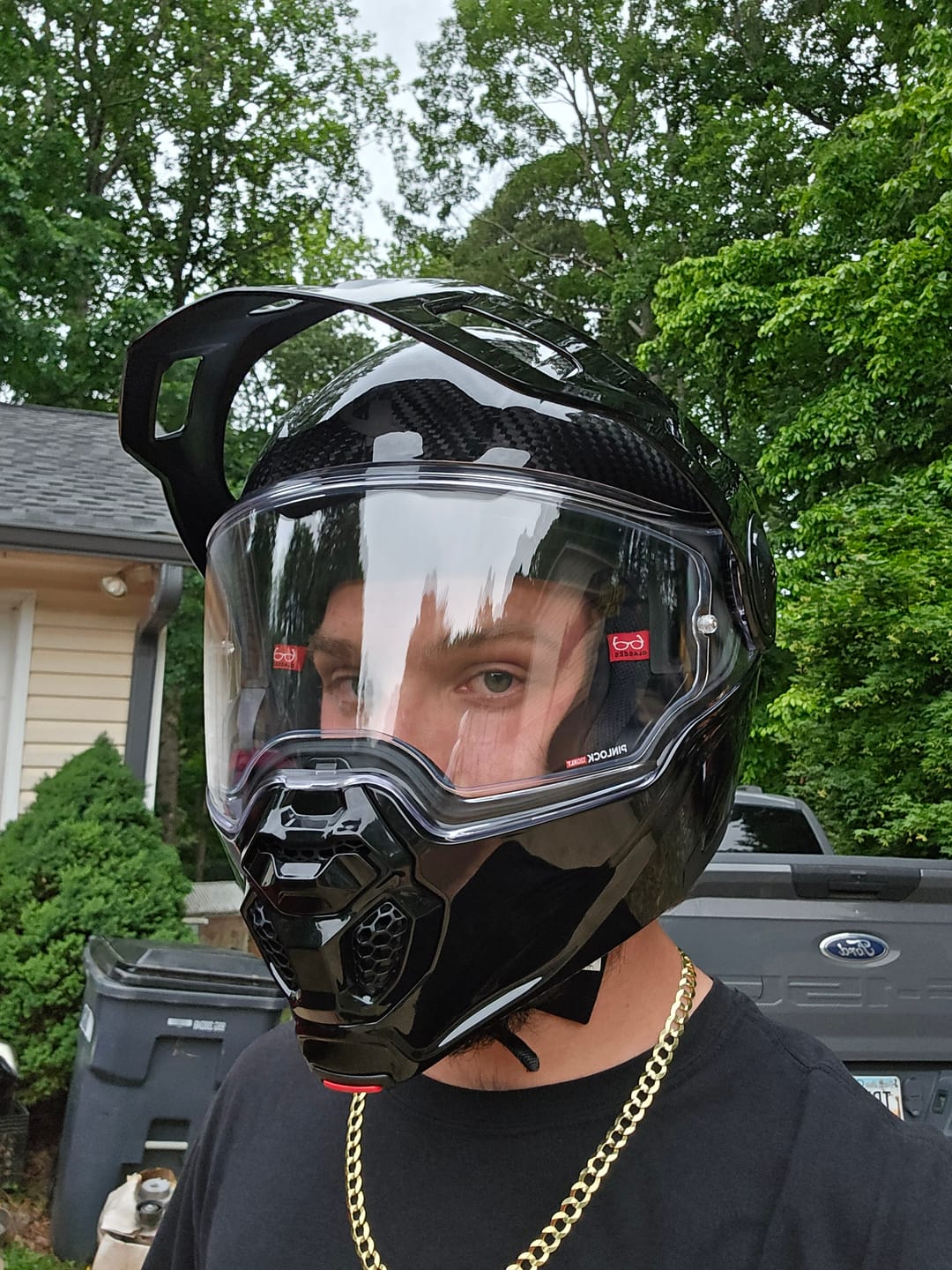 Customer photo review of D.O.T. & ECE Daytona C6- Grey Carbon Fiber