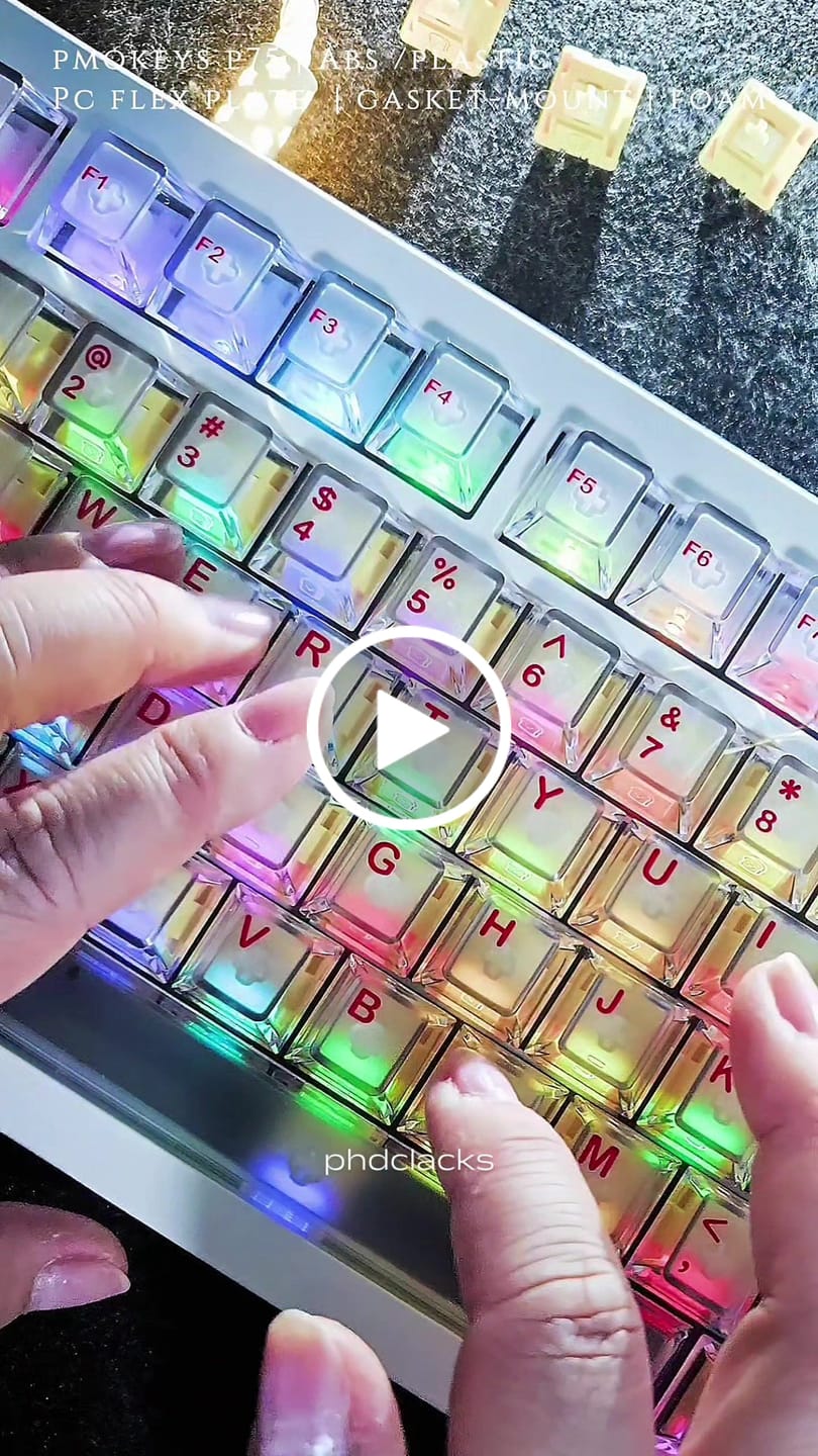 Customer video review of HMX TOAST LINEAR SWITCH FACTORY LUBED (10PCS)