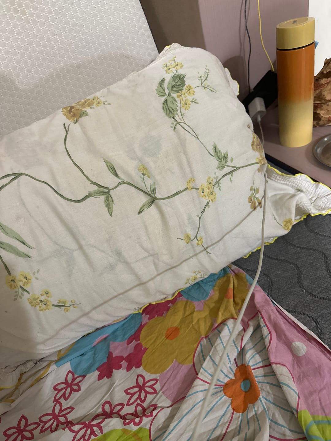 Customer photo review of Flo Adjustable Pillow (Fibre)