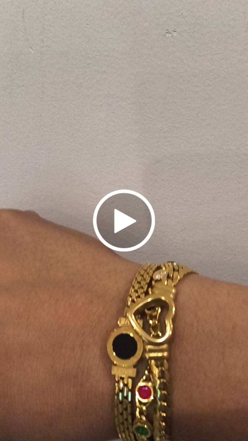 Customer video review of Anel Flow Ajustável com Mix de Banhos Dourado e Prata