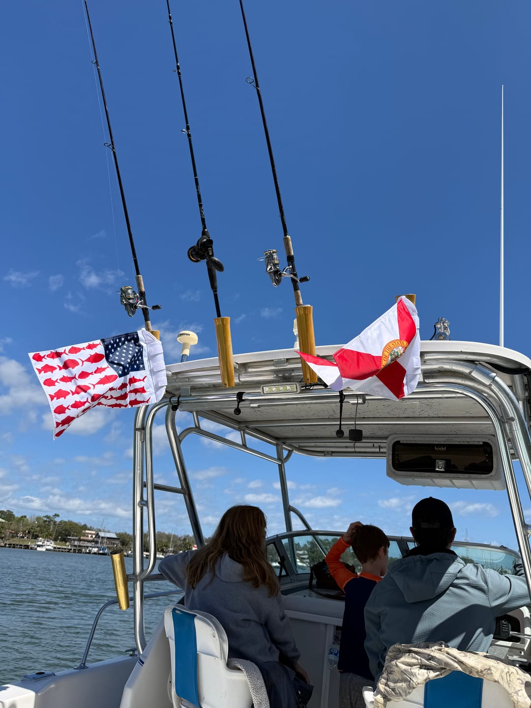 Customer photo of the Red, White & Fish Flag (Love of Angling Flag)