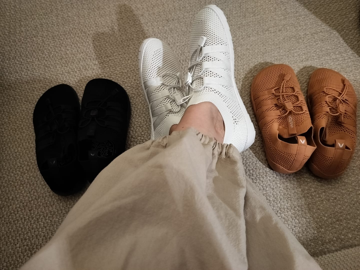 Customer photo review of Vaistoa Riemu -paljasjalkakengät