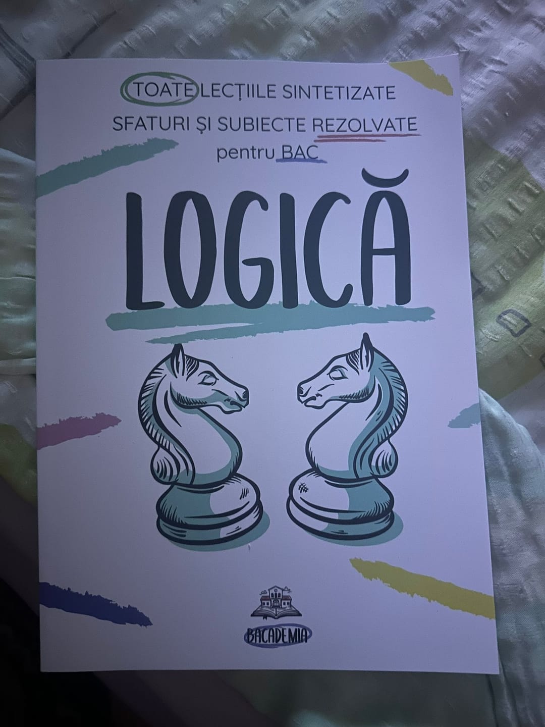 Customer photo review of Carte Logică Bacalaureat Bacademia