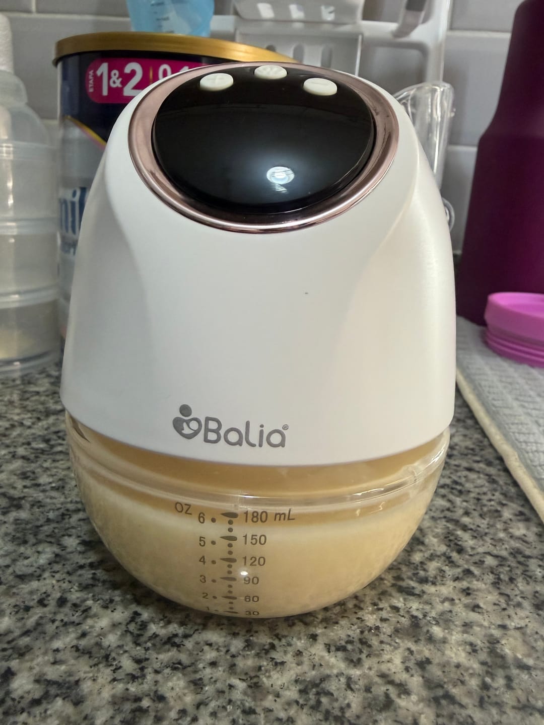 Customer photo review of Extractor de leche inalámbrico