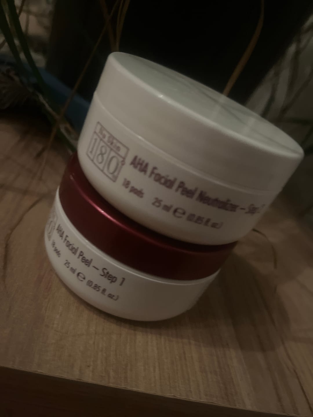 Customer photo review of 180° AHA Facial Peel and Neutralizer