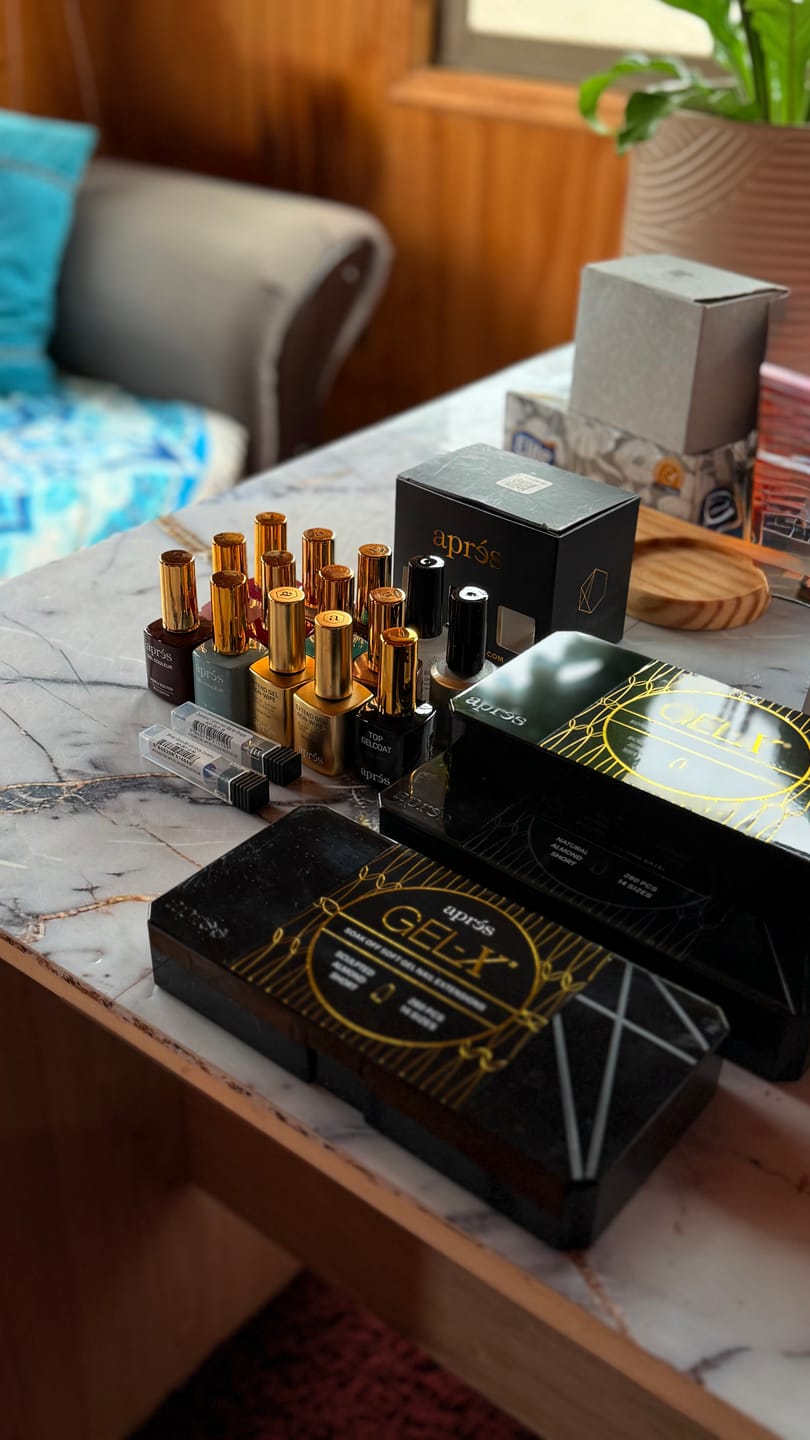Customer photo review of Extend Gel Gold Non-Wipe Edicion Botella HEMA - TPO FREE