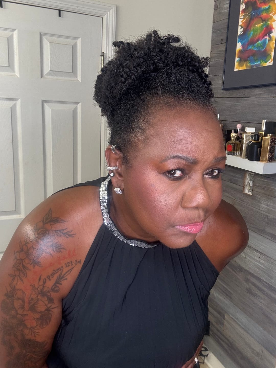 Customer photo review of "SEA THIS HOLD” Maximum & Shimmery Slickback Glaze
