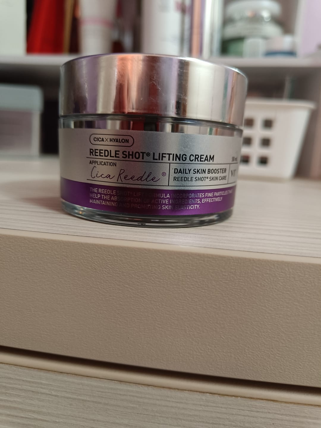 Customer photo review of Liftinga krēms ar mikroadatām VT Cosmetics Reedle Shot Lifting Cream