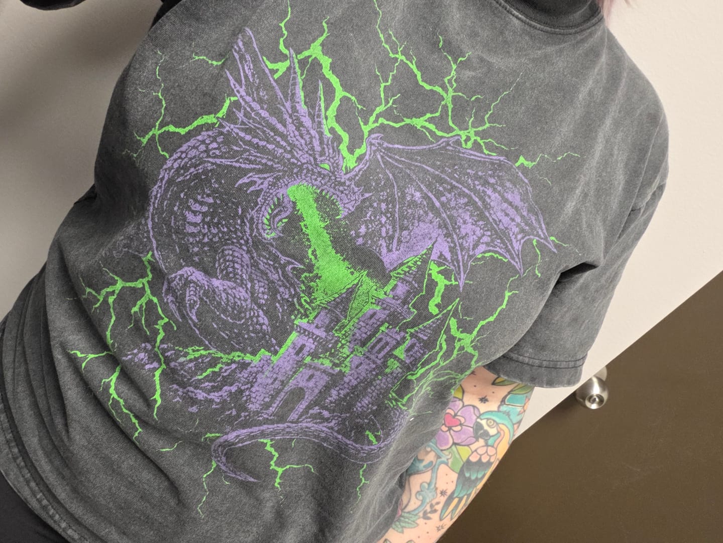 Customer photo review of Dragon Oversized Tee