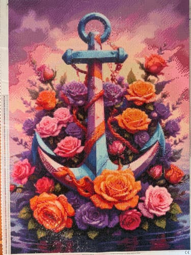 Customer photo review of 5D Diamond Painting – Anker