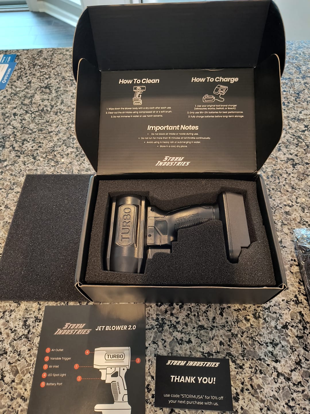 Customer photo review of Jet Blower™ 2.0