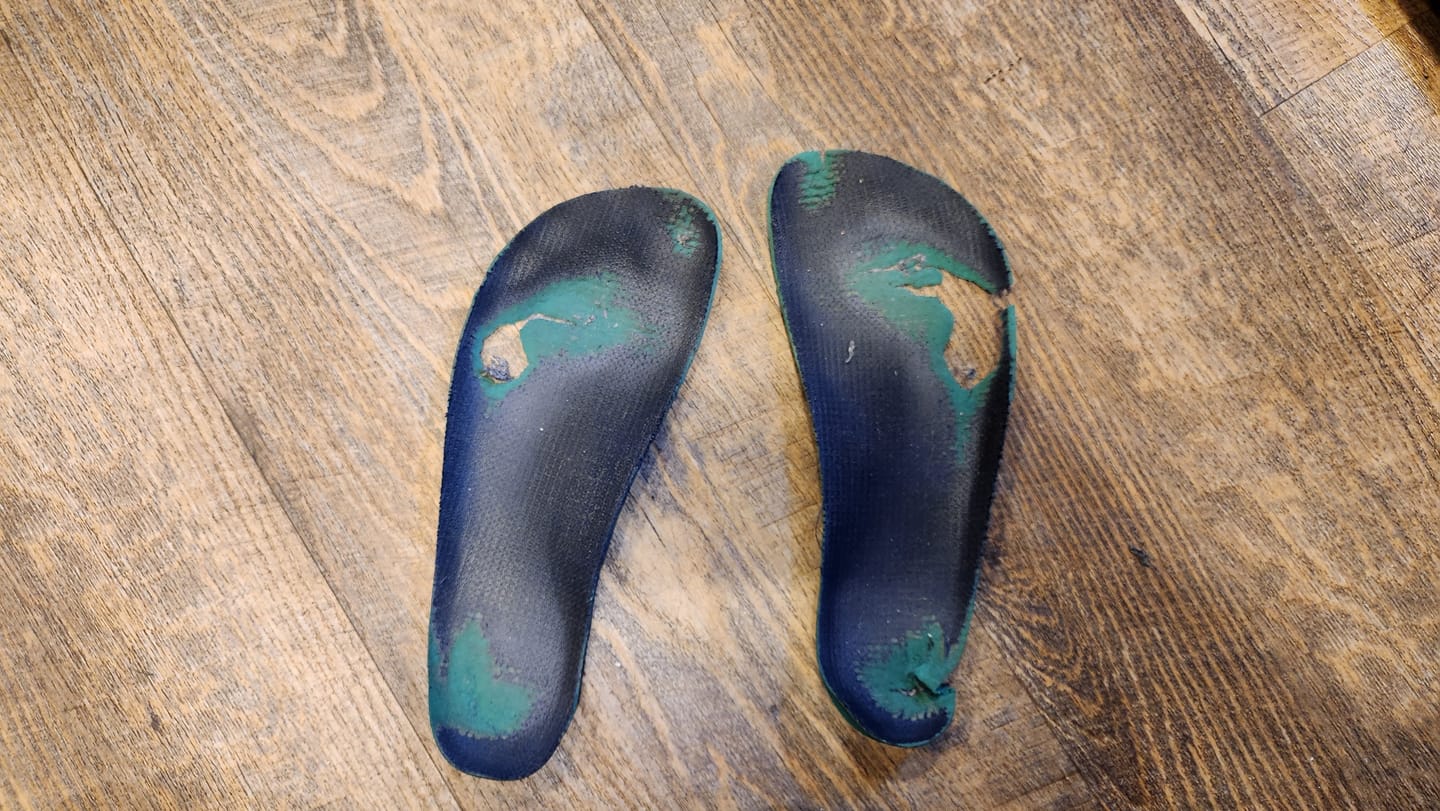 Customer photo review of Microfiber - Barefoot Shoes Insoles