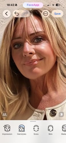 Customer photo review of Face Framing Layers / Clip In Extensions / Human Hair / 14 inches / 15 grams