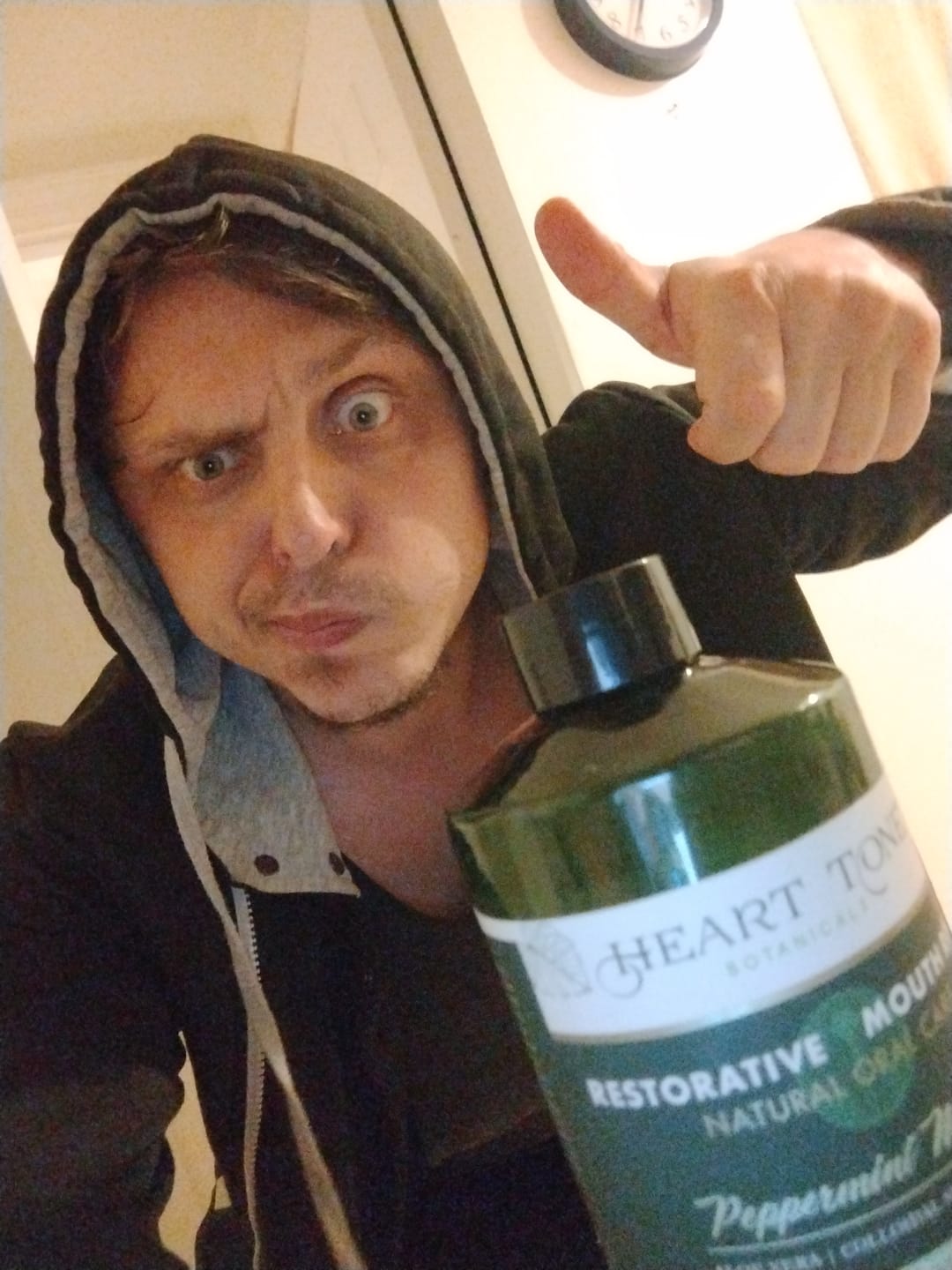 Customer photo review of Restorative Mouth Rinse
