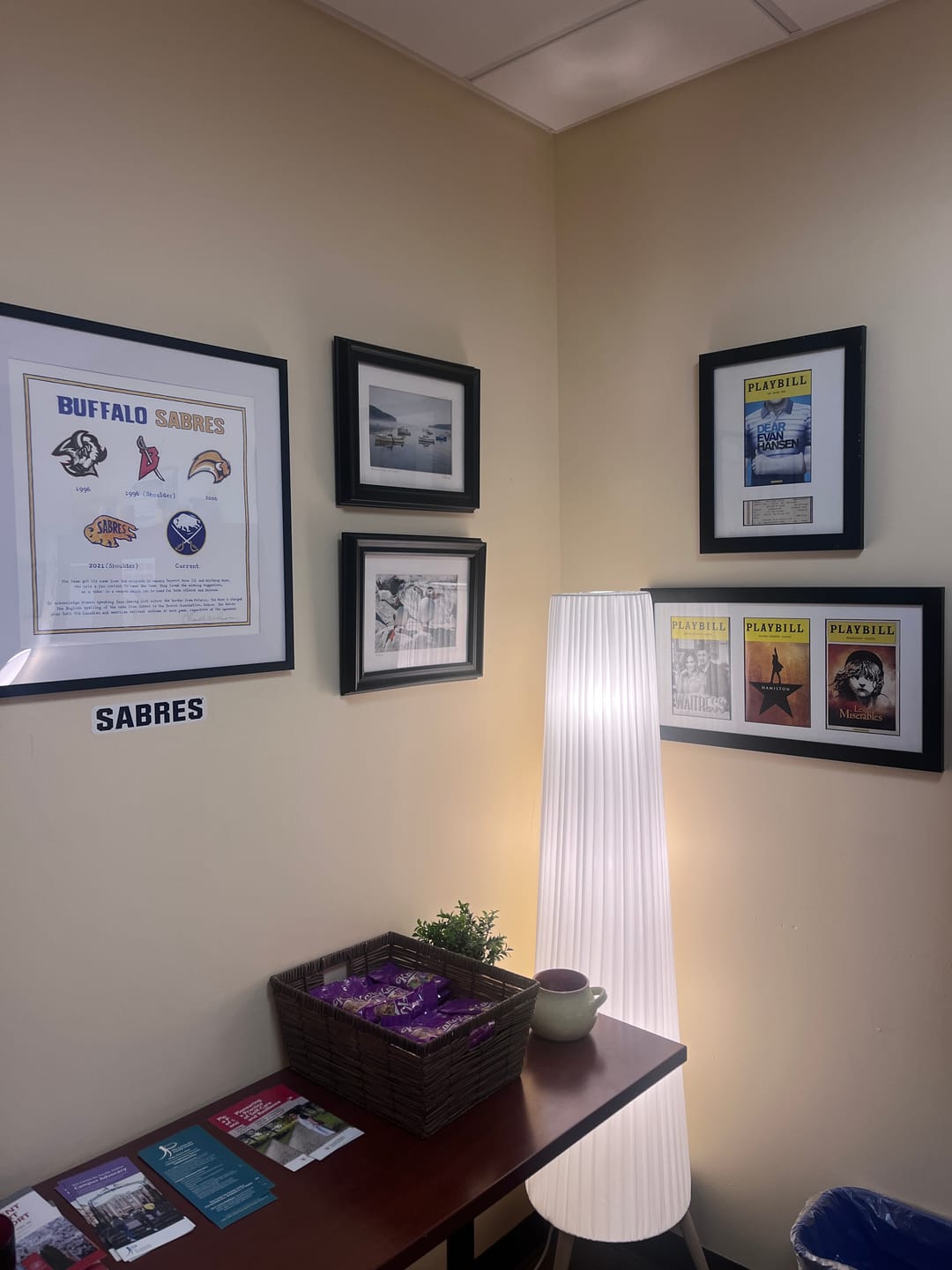 Customer photo review of The Logo Evolution of the Buffalo Sabres