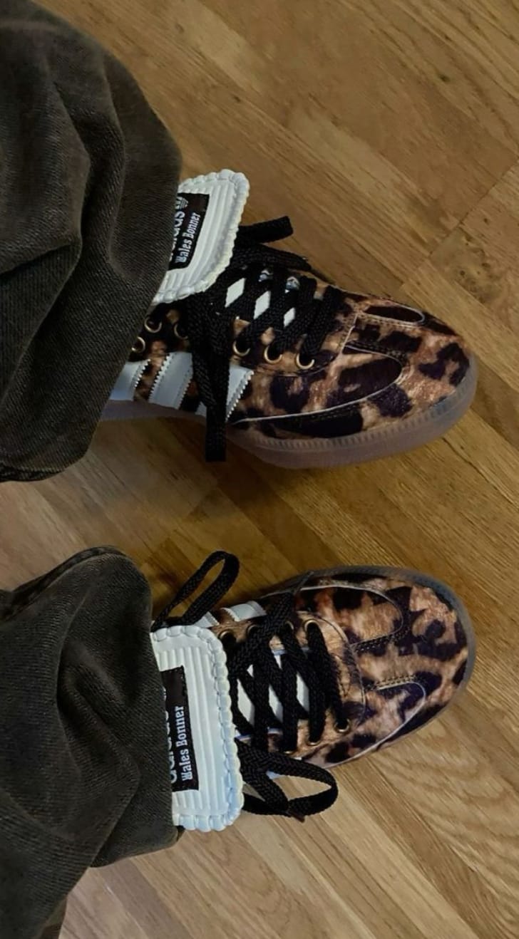 Customer photo review of Tenis Adidas Samba Wales Bonner Leopardo México Hombre y Mujer