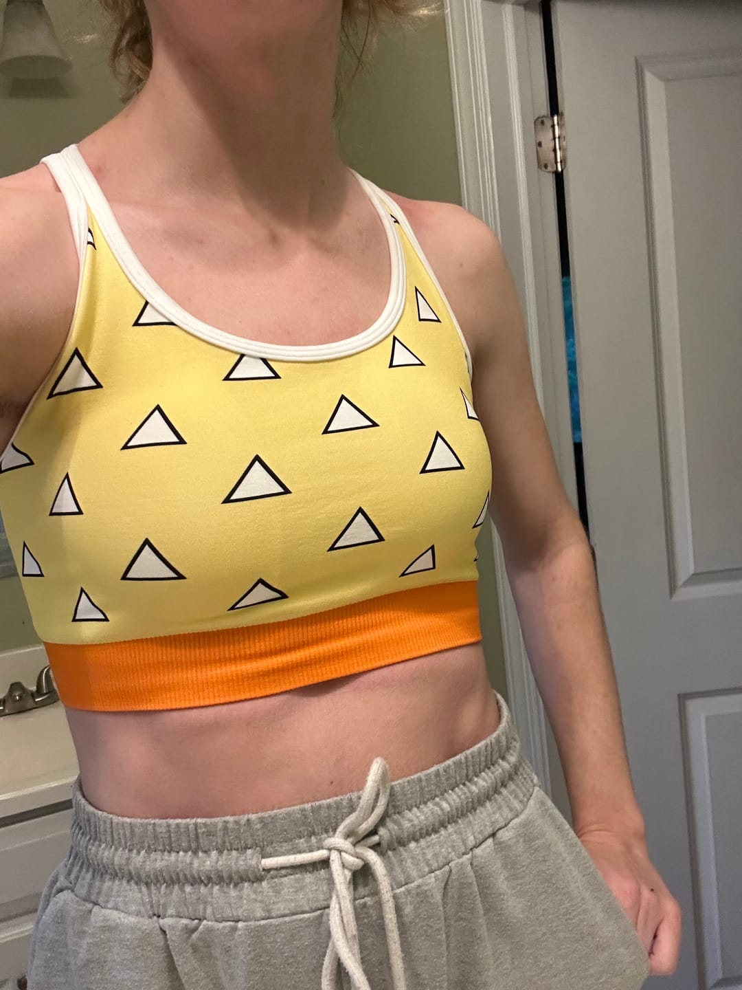 Customer photo review of Flash Pattern Seamless Bra