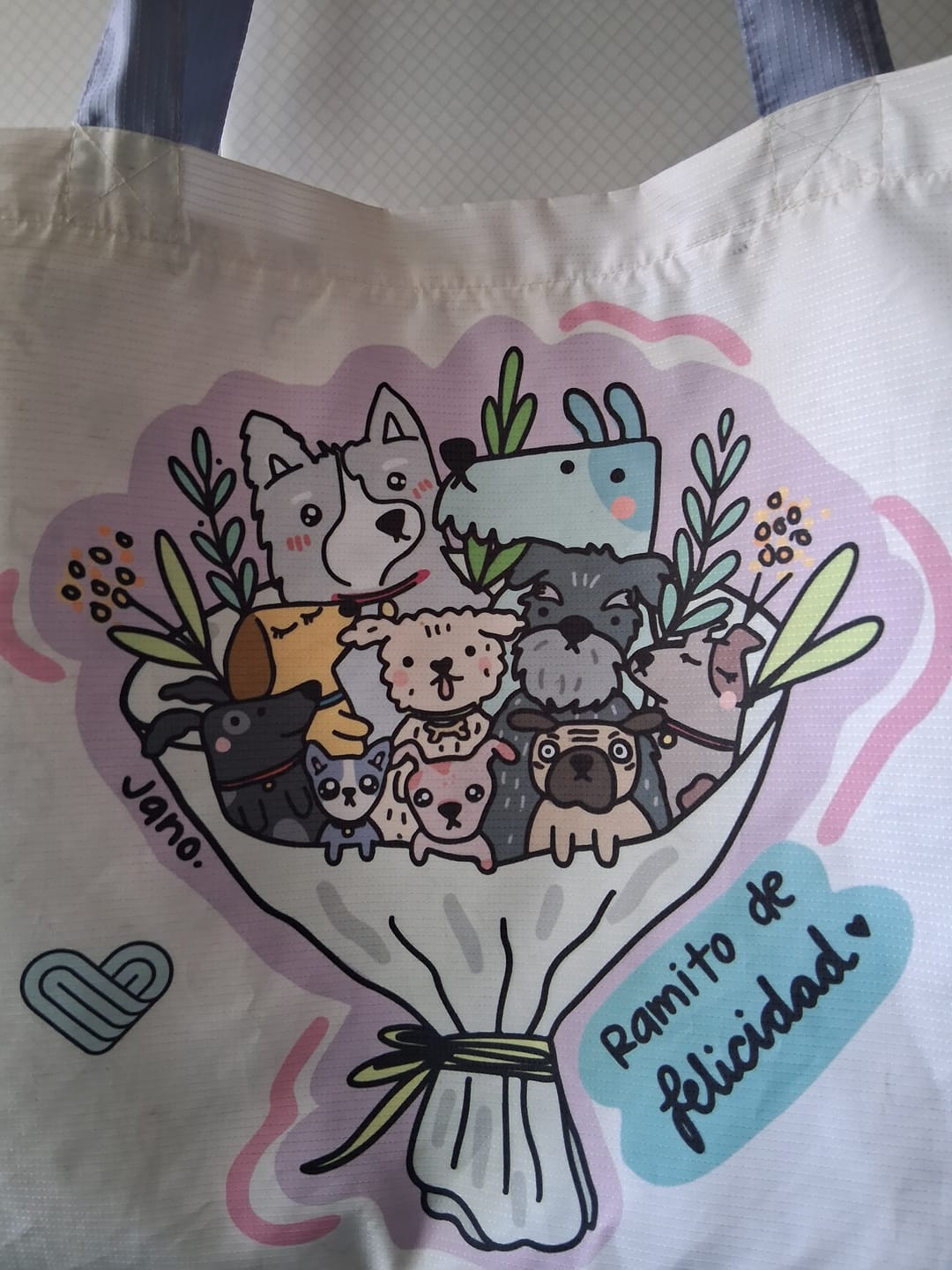 Customer photo review of Tote Bag | Dog Lover