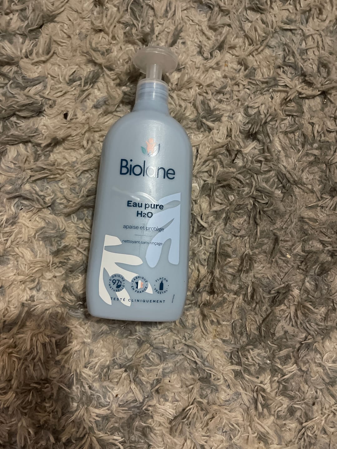 Customer photo review of Biolane Baby Cleaning Water, Eau Pure H20 - Gentle, Natural, and Safe for Newborns and Sensitive Skin - 750ml