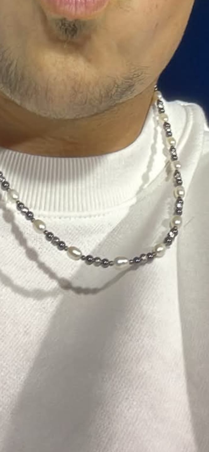 Customer photo review of שרשרת Caviar