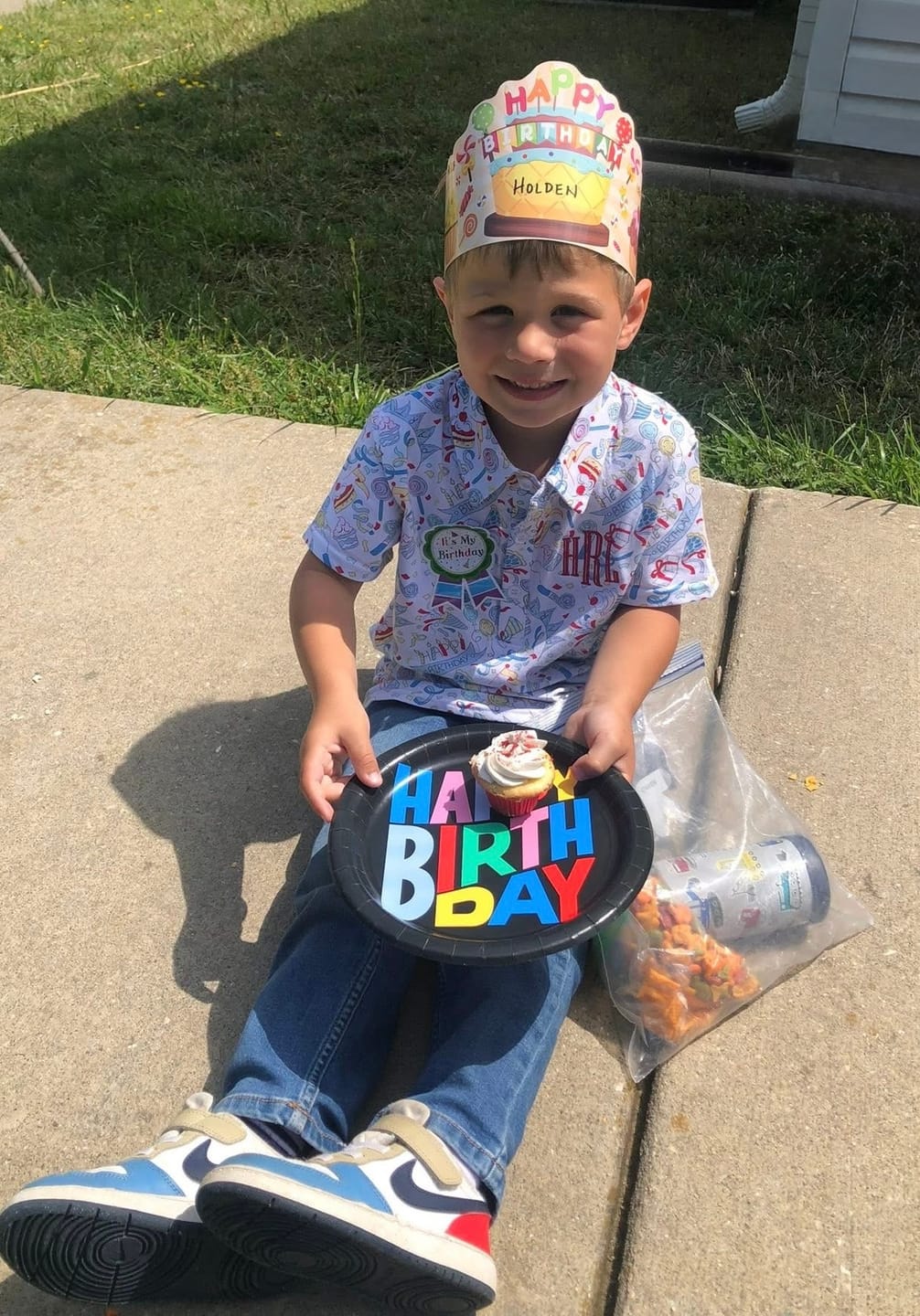 Customer photo review of Birthday Boy Polo Shirt
