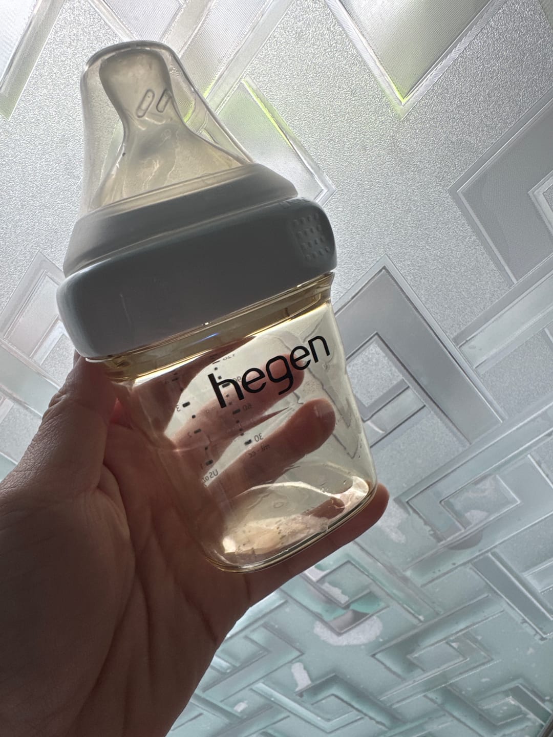 Customer photo review of Hegen Nipple Fast Flow, 2-Pack (6 months and beyond)
