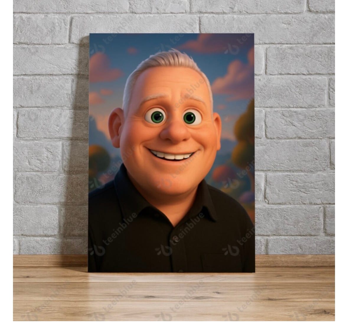 Customer photo review of Personalisierte Leinwand - Animiertes Portrait