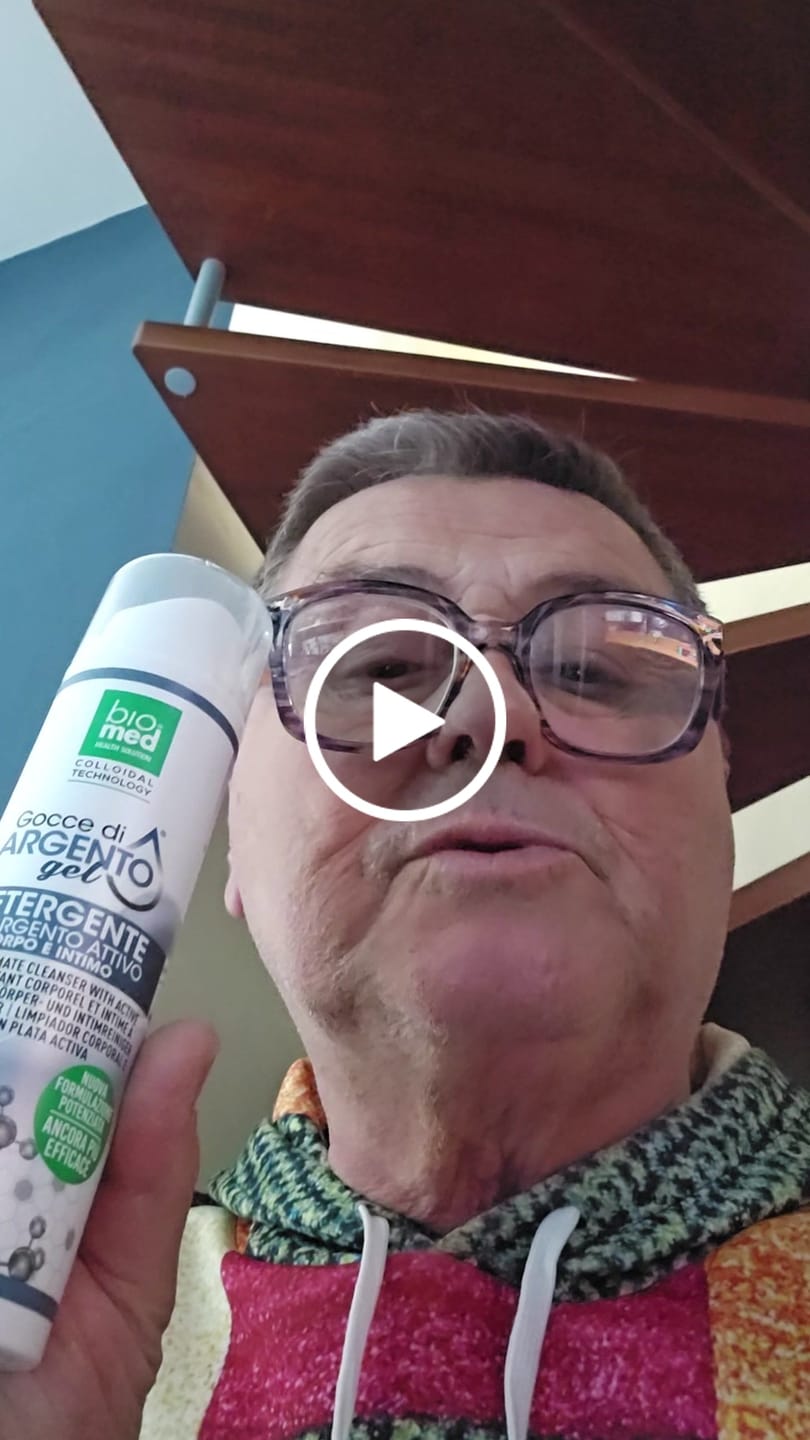 Customer video review of Gel detergente corpo e intimo - Argento attivo - 200 ml