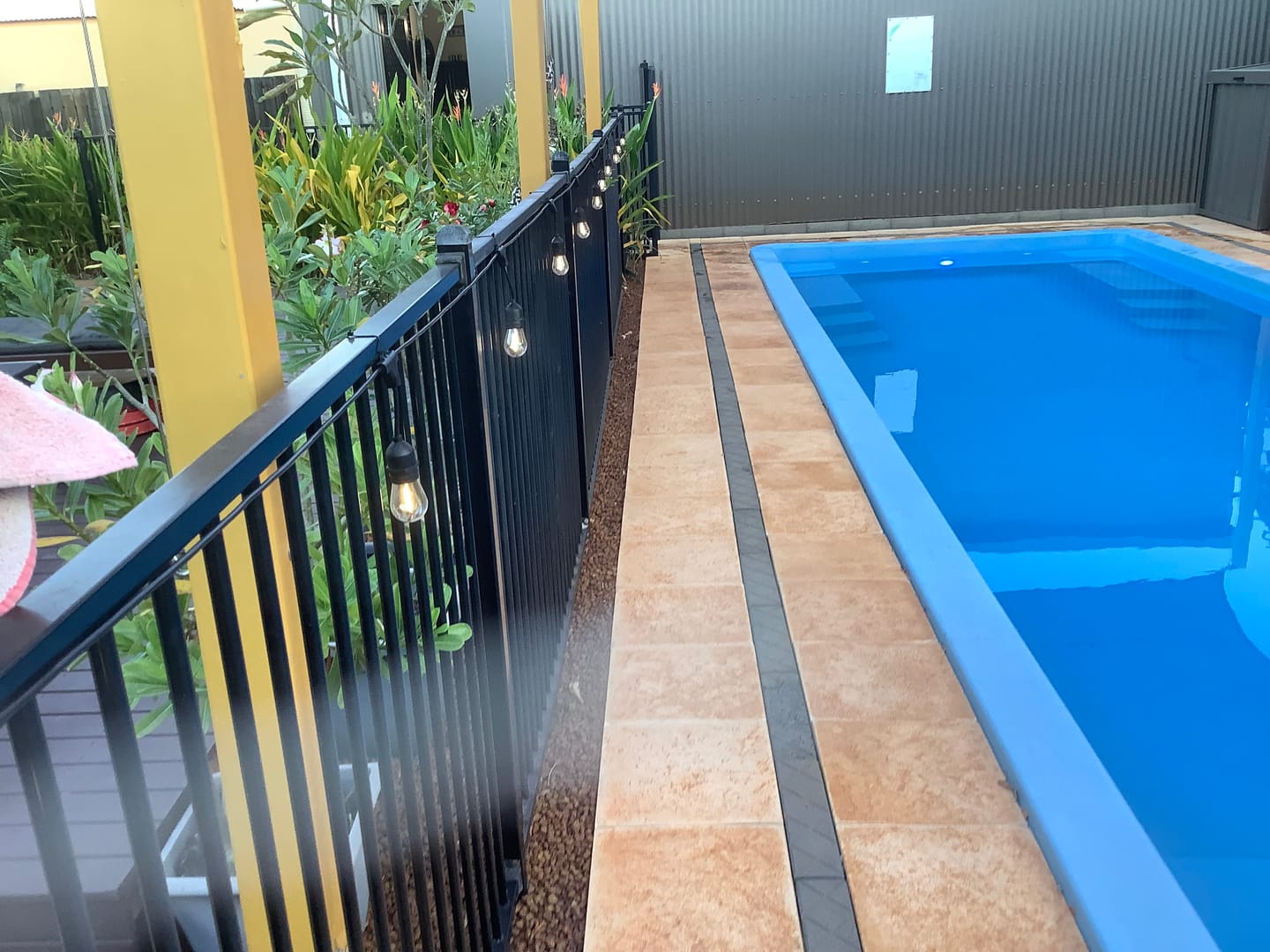 Customer photo review of Solar Festoon Lights – 15m