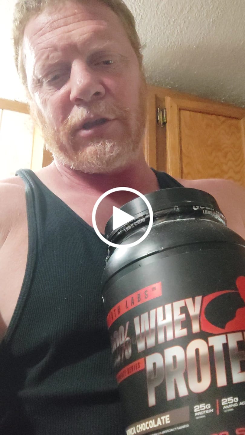 Customer video review of 100% Whey Protein Powder