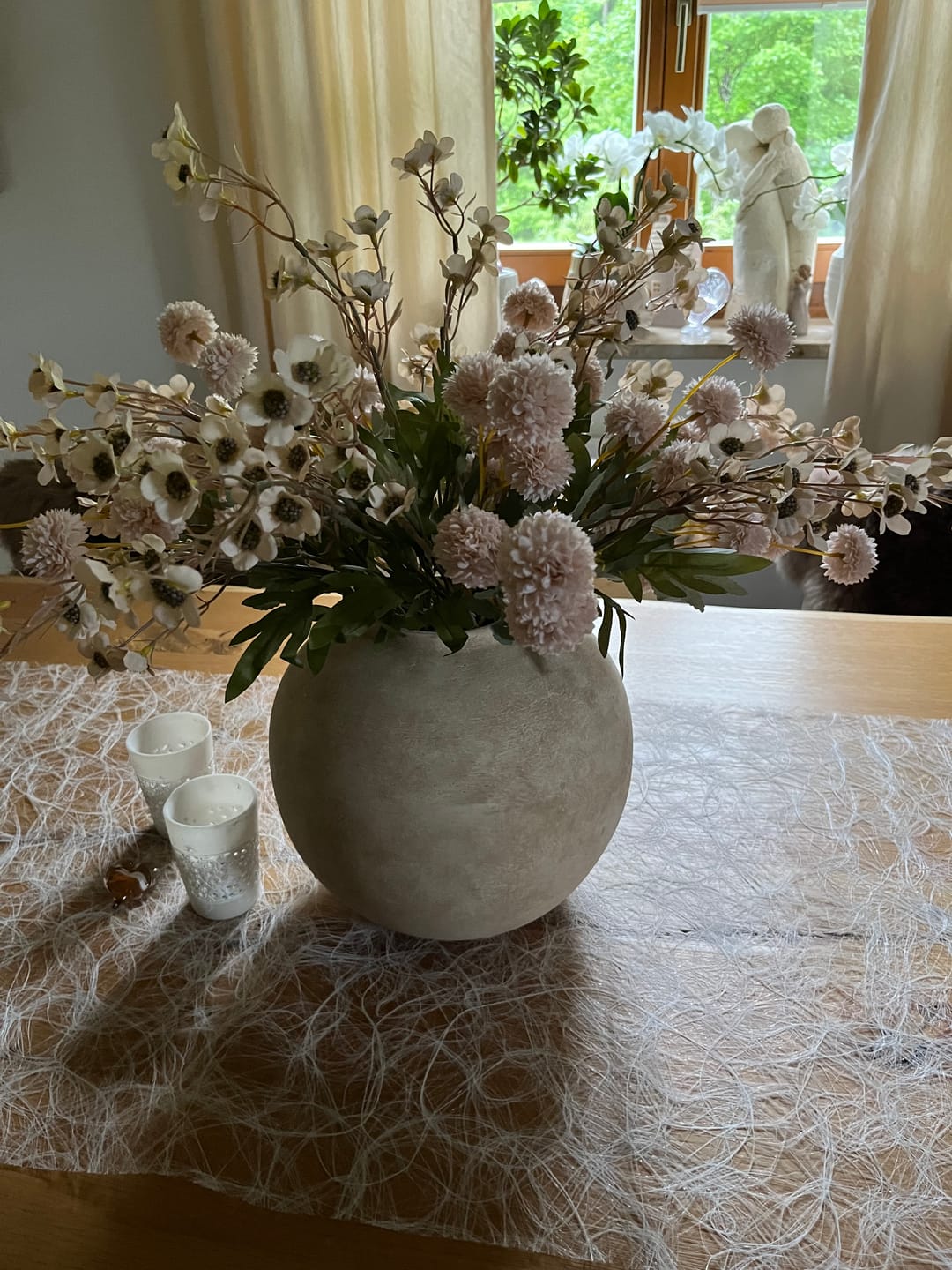 Customer photo review of Wax Arrangement - Crème