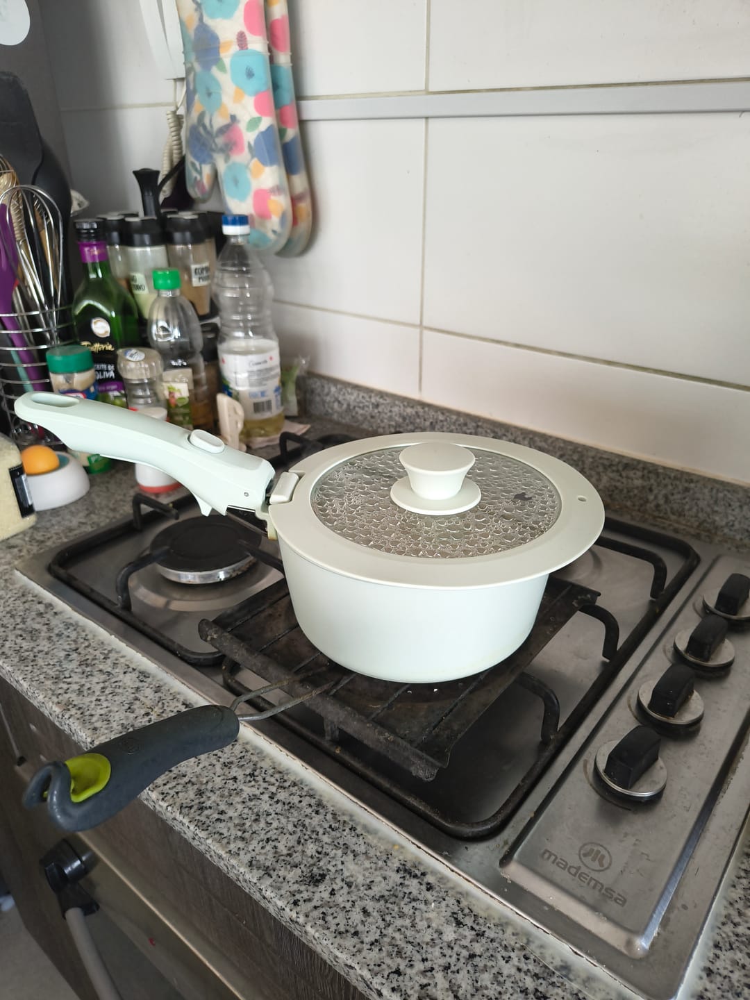 Customer photo review of Batería de Cocina 11 Piezas Aluminio Snap-On Mint