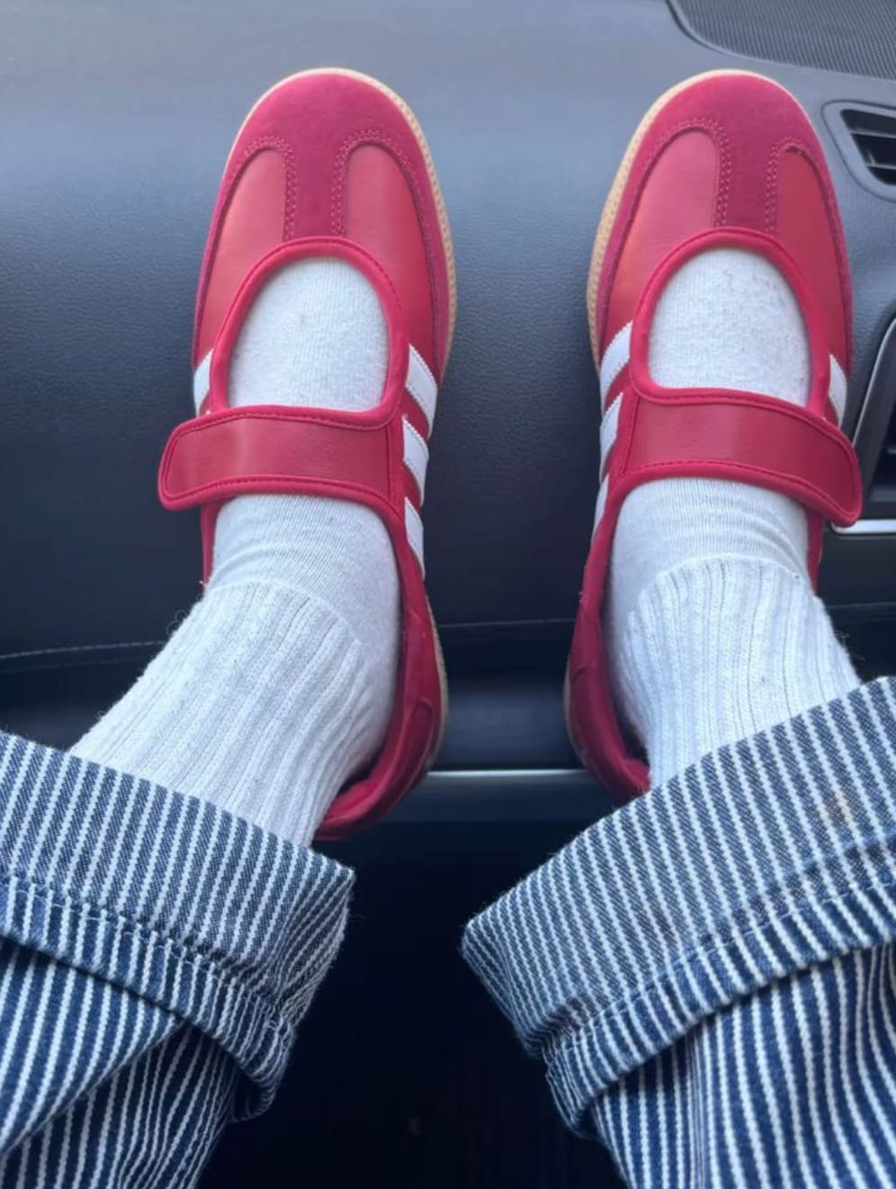 Customer photo review of Adidas Samba Mary Jane Rojo Mujer | Tenis clásicos con estilo