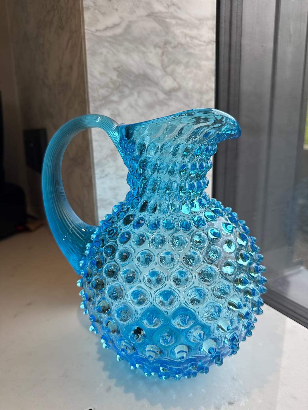 Customer photo review of Hobnail Džbán Azure