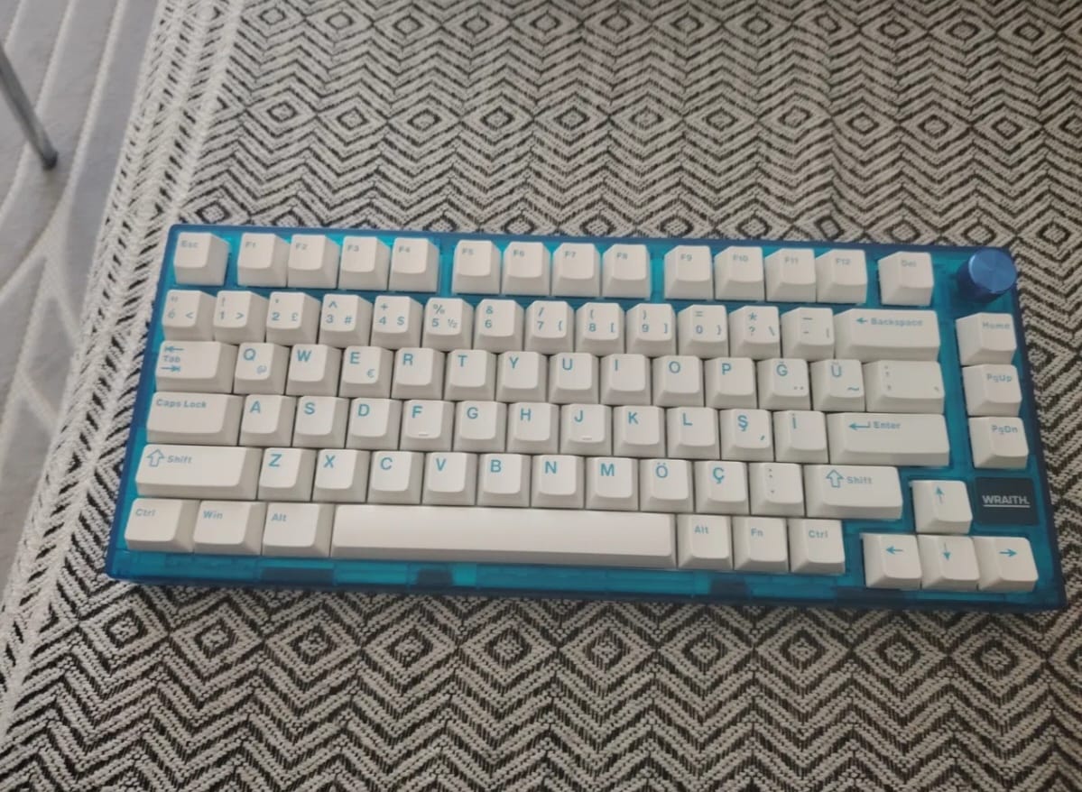 Customer photo review of Wraith W75 V2 Klavye (Manyetik Switch / HE)