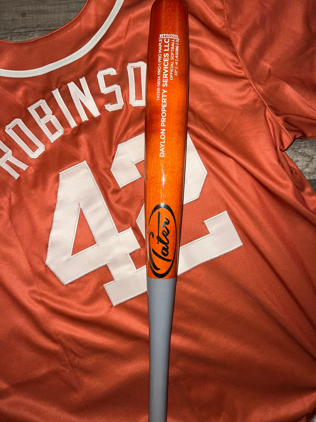 Customer photo review of Tater-SB34 Torpedo Official Softball Wood Bat